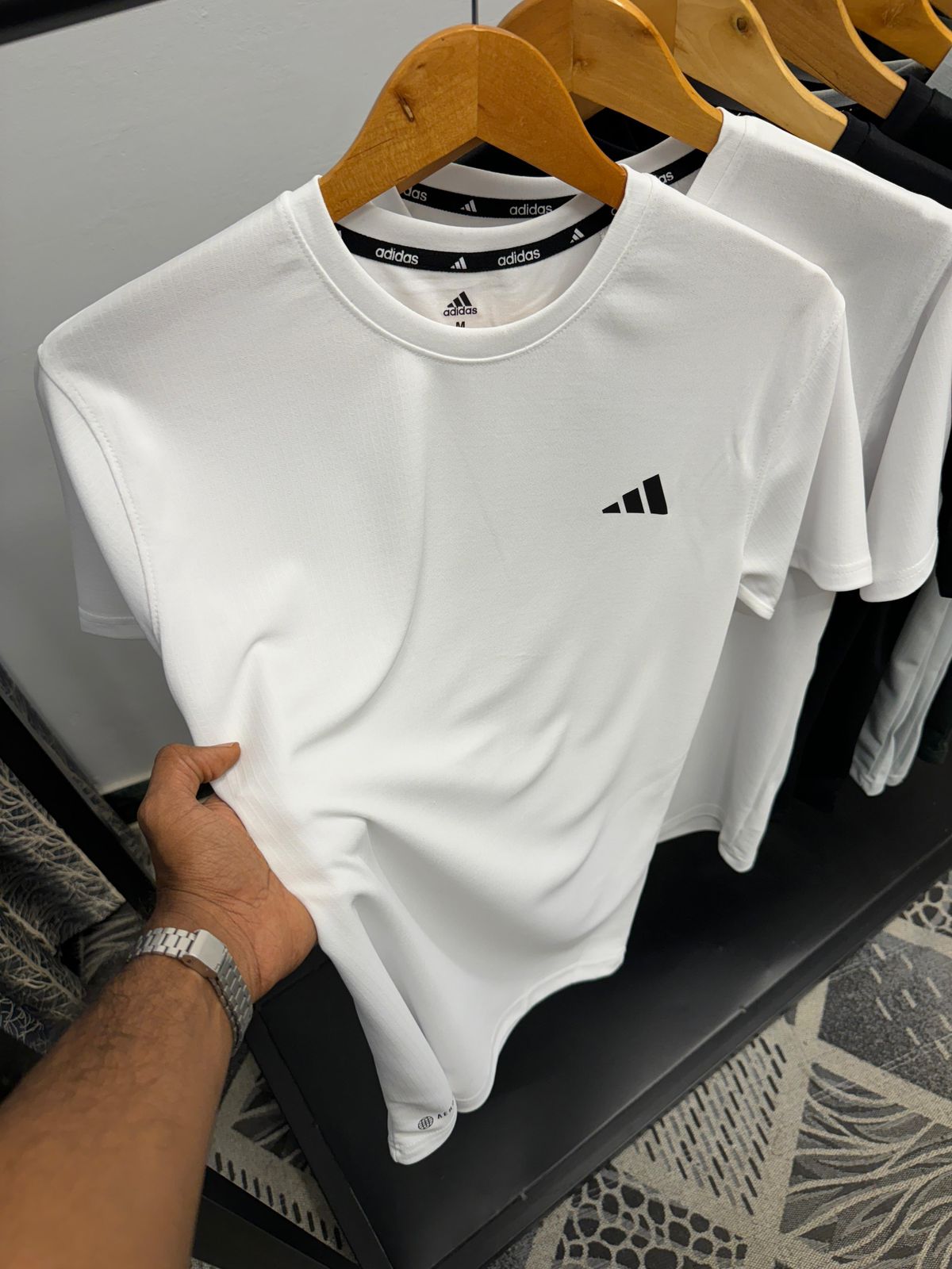 Adidas 4 Way Lycra Stretch Sports and Gym T Shirt