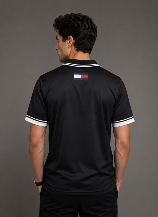 Mercedes-Benz AMG Premium Black Polo T Shirt