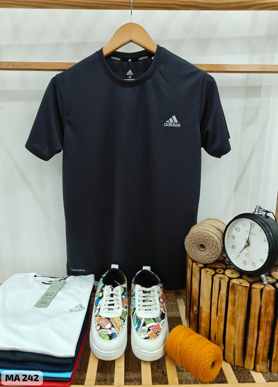 Adidas Men's Black Gym T shirt