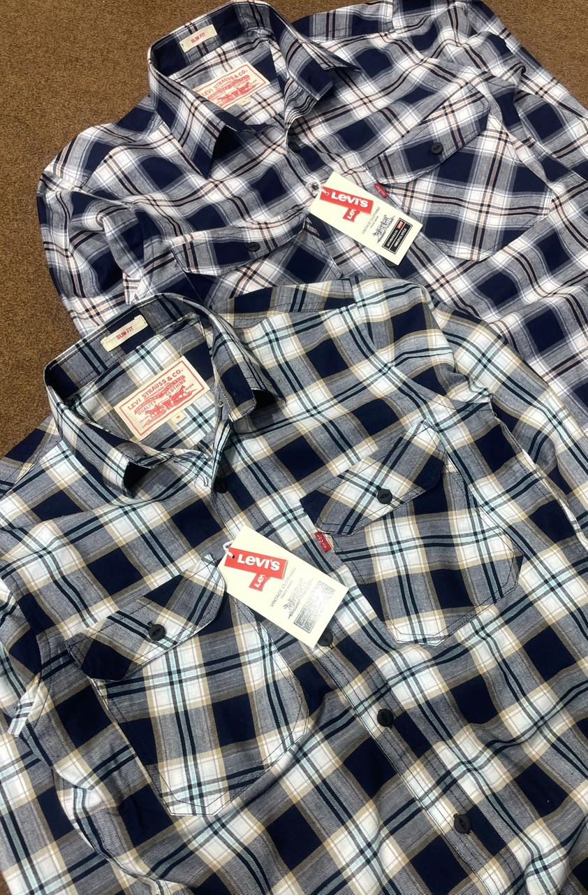 Levi's Premium Black chequed Shirt