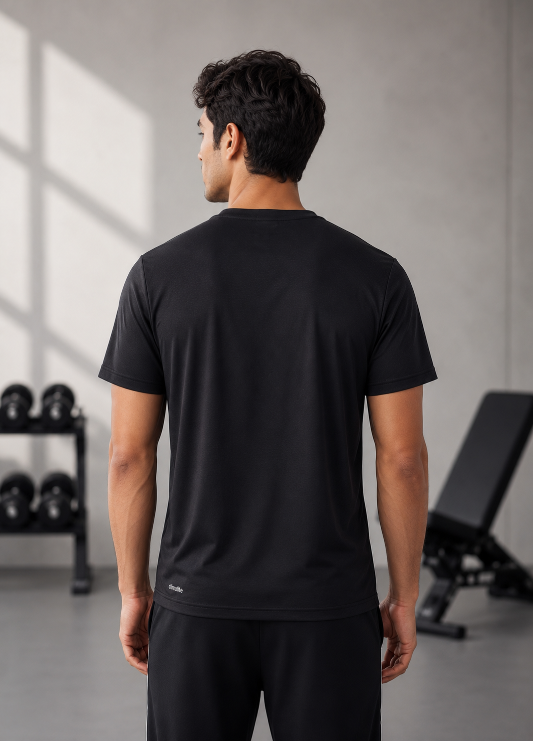 Adidas Men's Black Gym T shirt