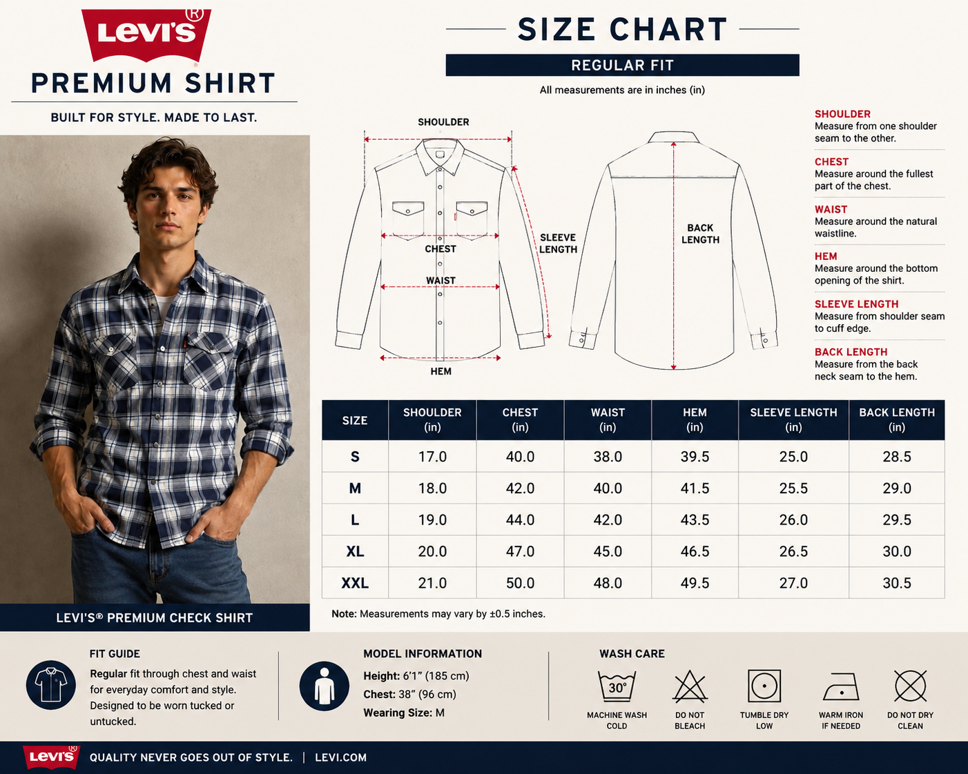 Levi's Premium Checked Shirt