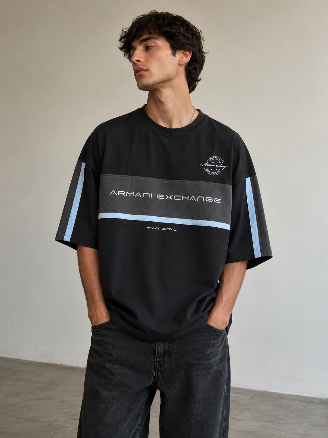 Armani Exchange Oversized T Shirts