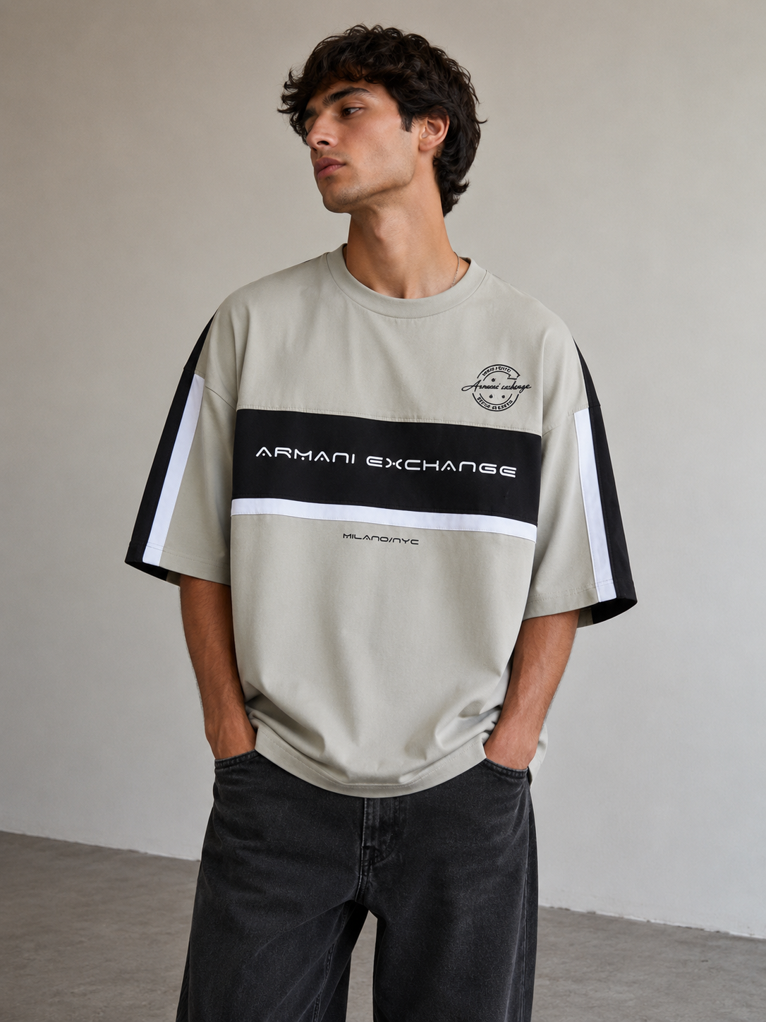 Armani Exchange Oversized T Shirts