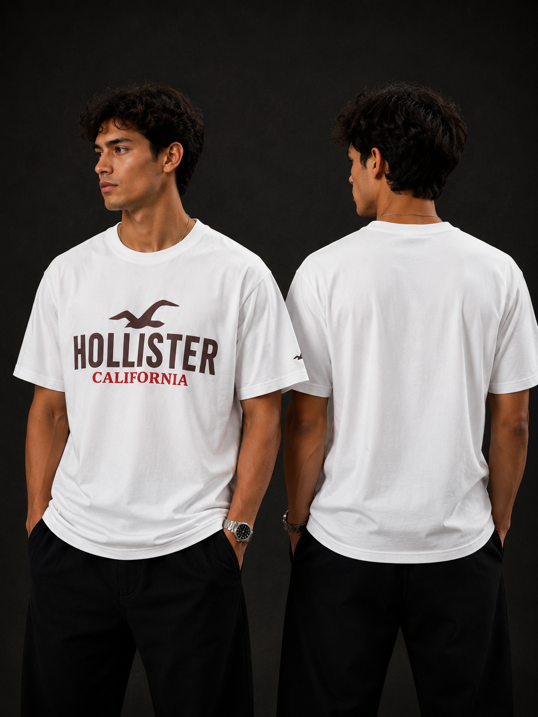 Holllister Relaxed Fit T Shirts