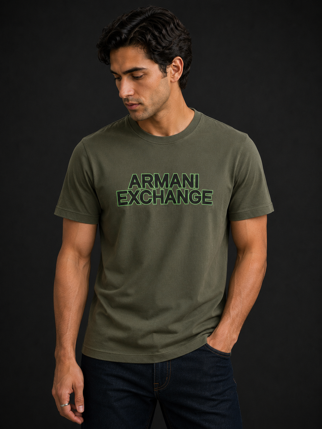 Armani Exchange Cotton T Shirts