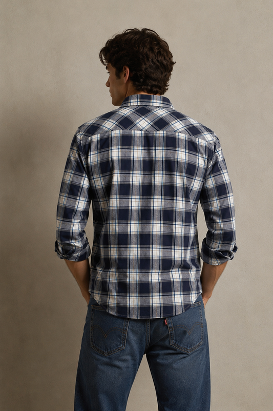Levi's Premium Black chequed Shirt