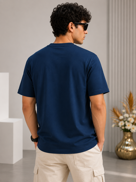 U.S Polo Blue Cotton T shirt