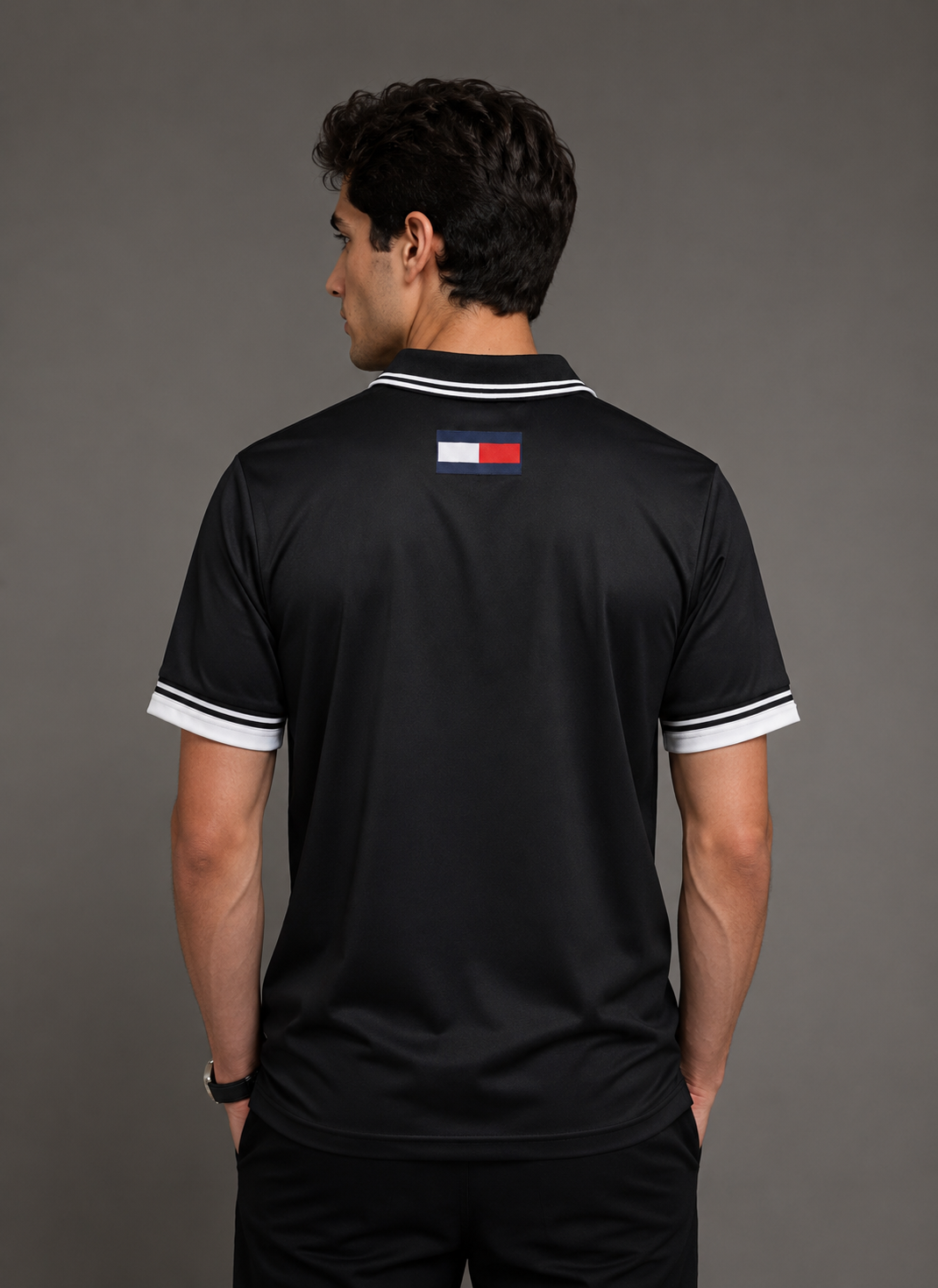 Mercedes-Benz AMG Premium Black Polo T Shirt