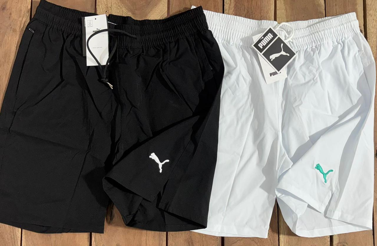 Puma Black and White Shorts/Half pants