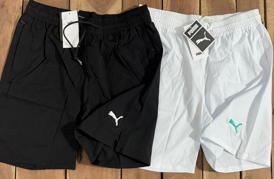Puma Black and White Shorts/Half pants