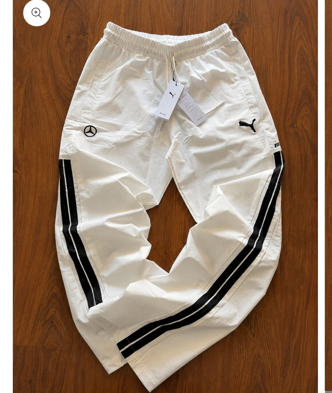 Puma × Mercedes AMG Premium White Track Pant